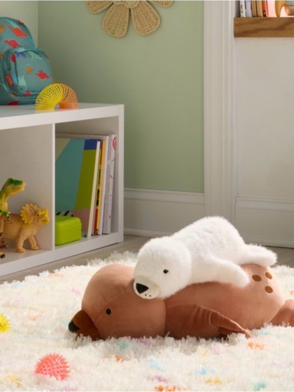 Pillowfort weighted plush seal and baby new